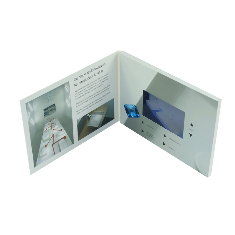 Lcd Screen Digital Video Brochure