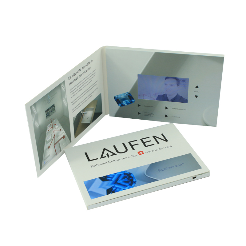 Lcd Screen Digital Video Brochure