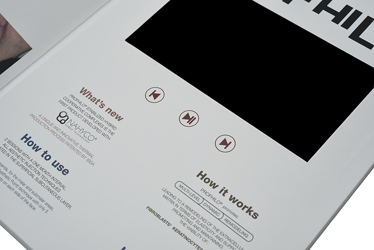 Lcd Paper Video Brochure